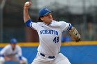 Baseball vs FSU  Wheaton College Baseball vs Framingham State University. - Photo by: KEITH NORDSTROM : Wheaton, Baseball